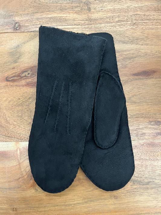 Albee Sheepskin Mitts Black 0300