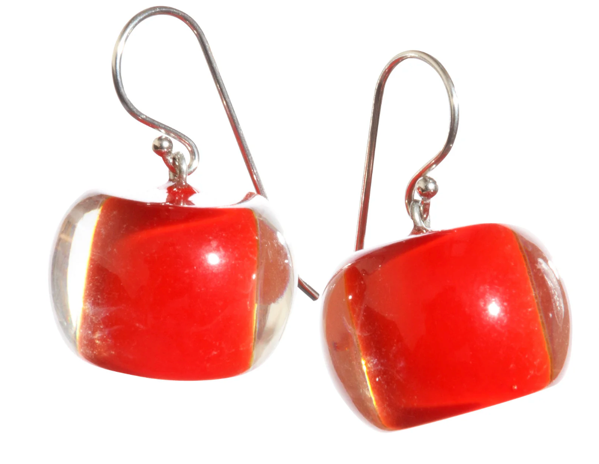 Zsiska Bliss Bead Earrings Red 1370501REDDQ00
