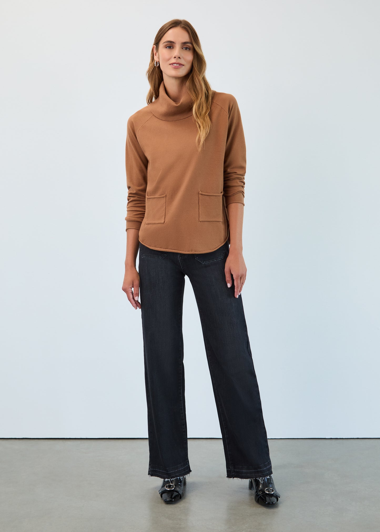 FDJ Cowl Neck Sweater Bronze 1492212