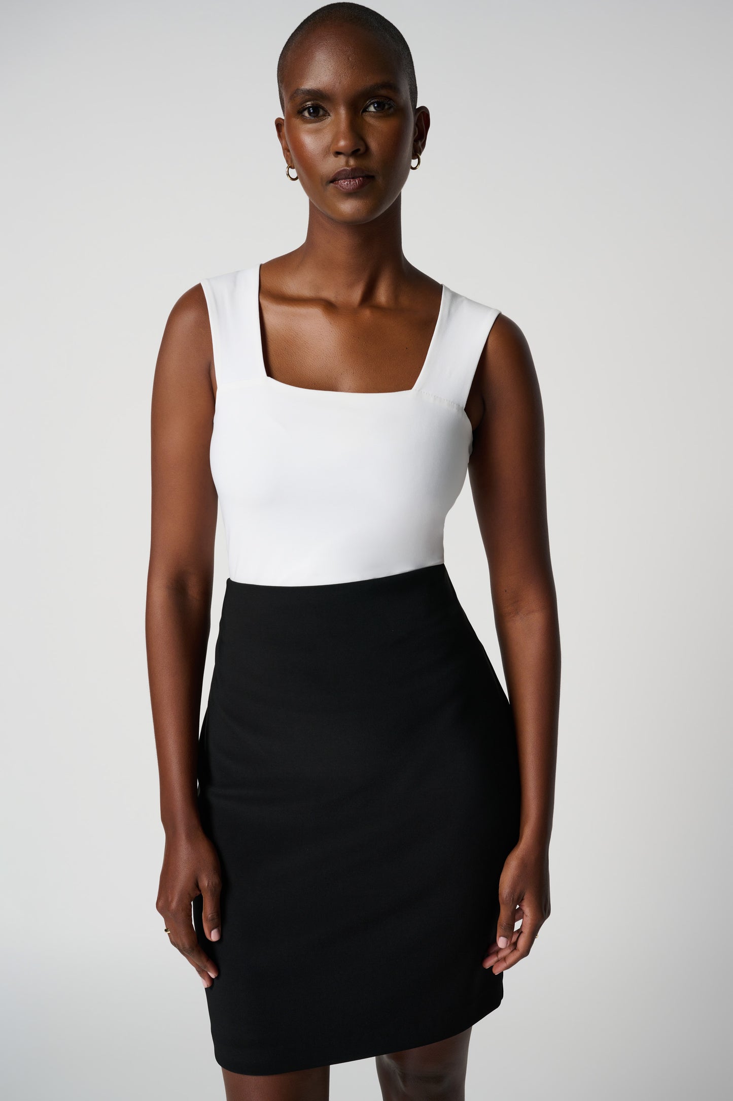 Joseph Ribkoff Knee Length Skirt Black 153071
