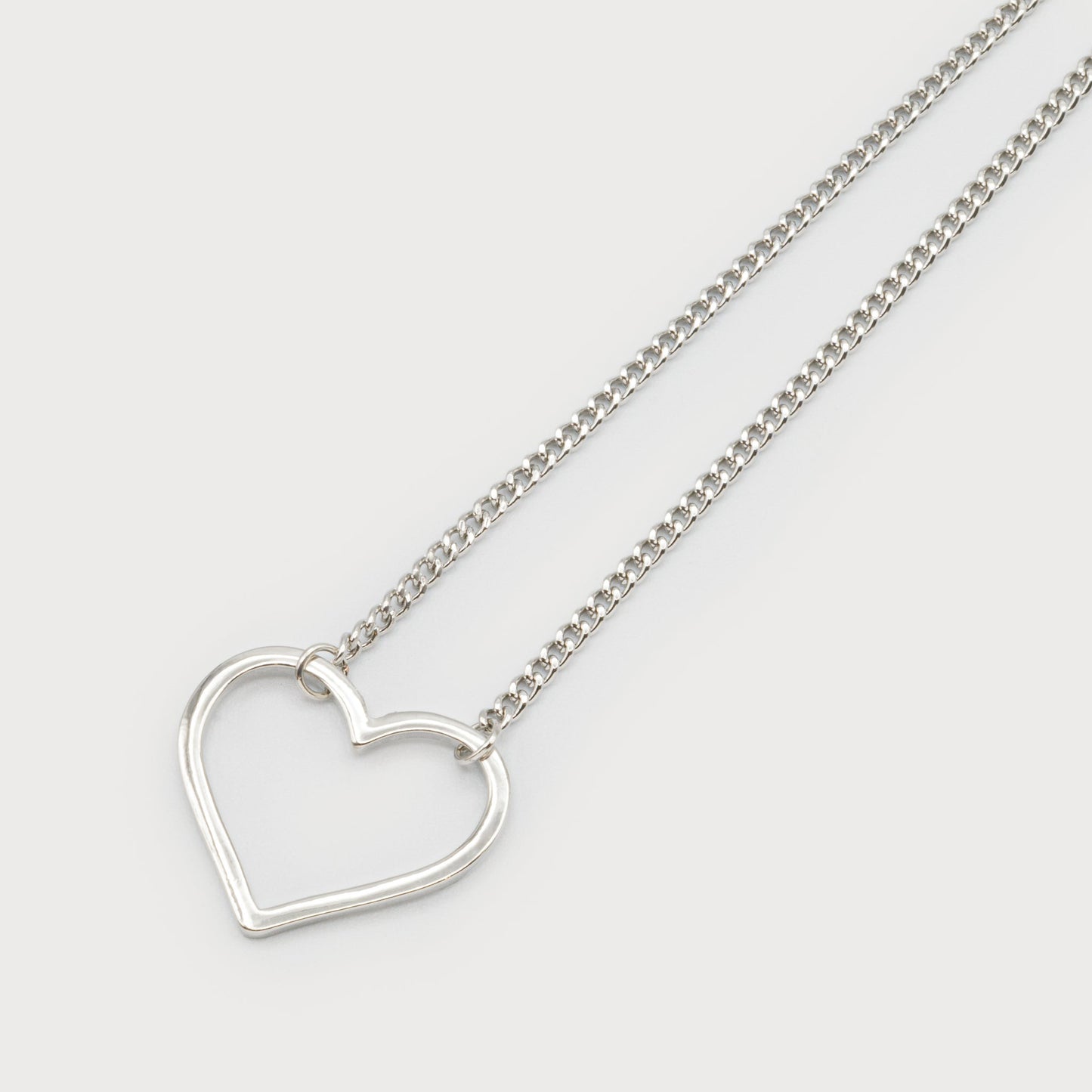 Caracol Heart on Chain 1747-SLV