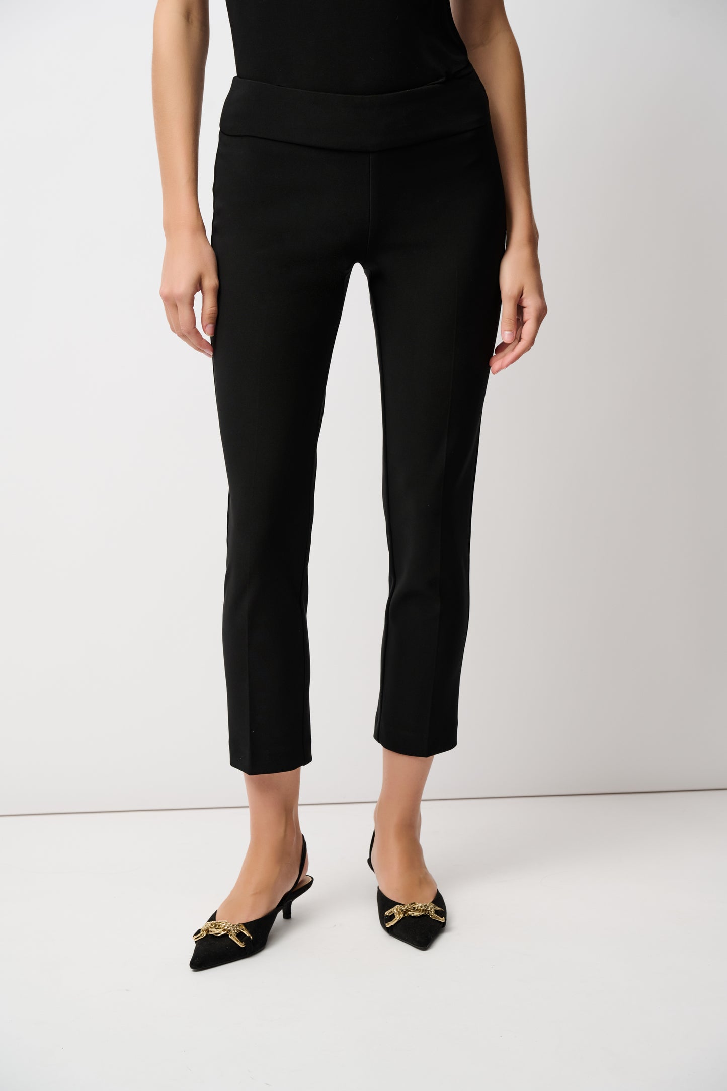 Joseph Ribkoff Classic Cropped Pant Black 181089