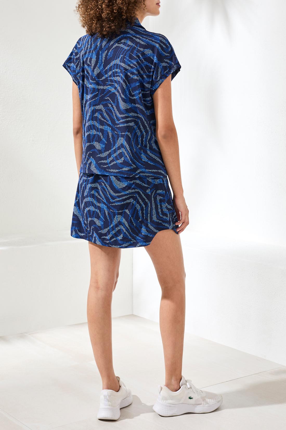 Tribal Dolman Polo Top Aquatic 20900-3024-1911