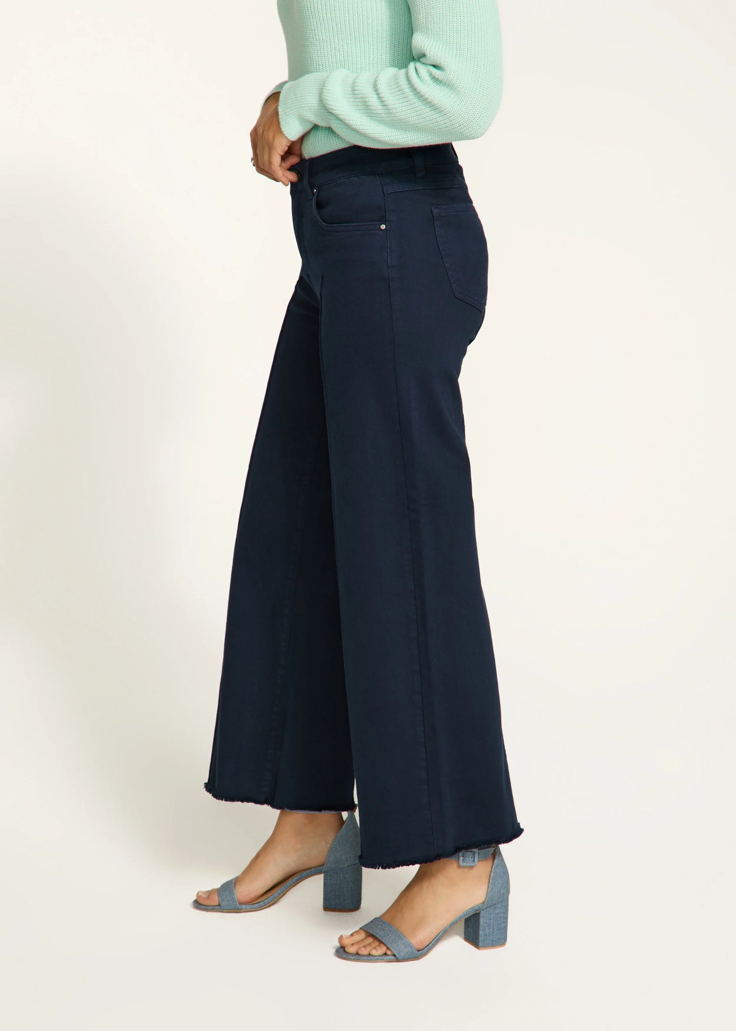FDJ Olivia Wide Ankle Pant 2201511 Navy