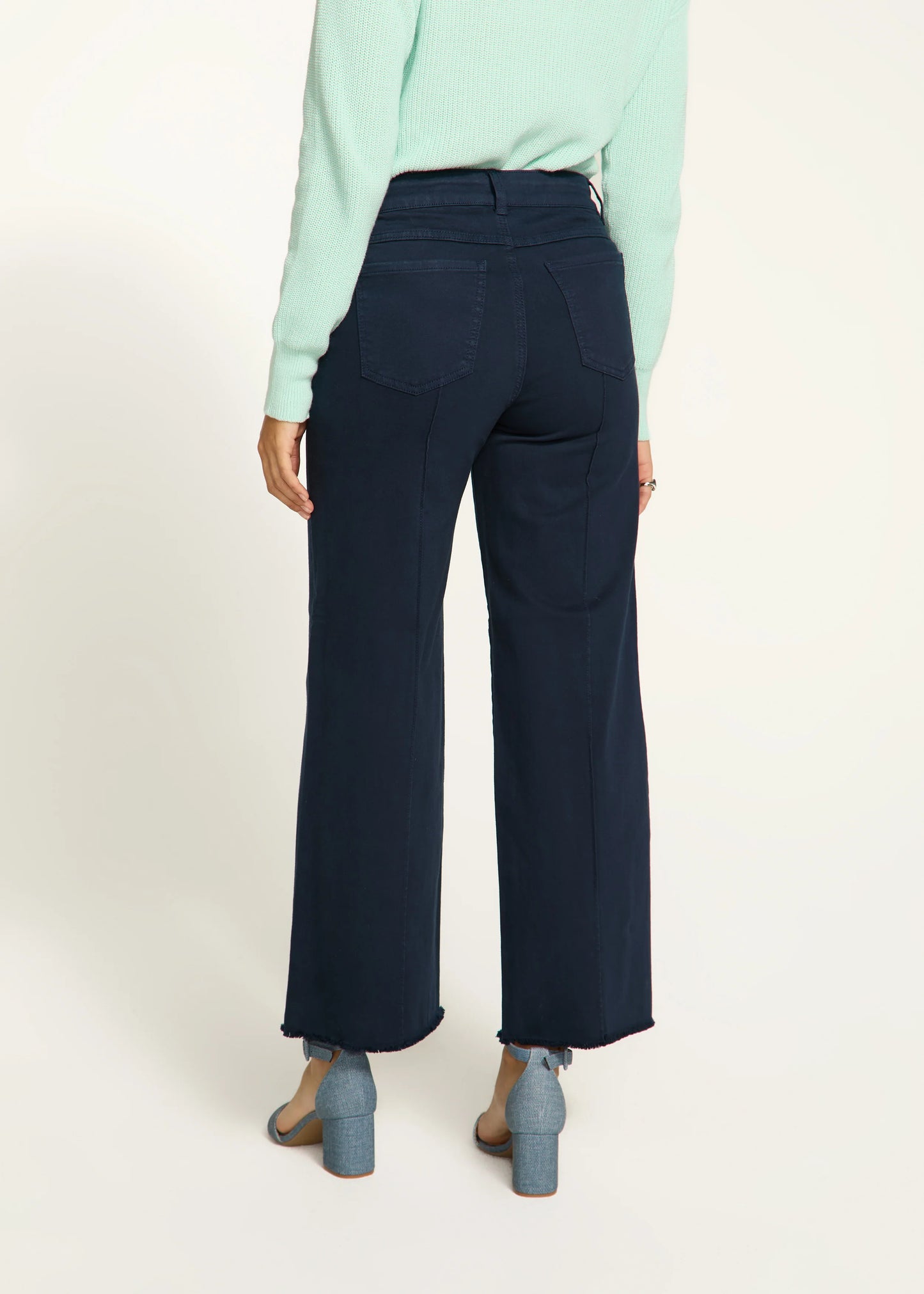 FDJ Olivia Wide Ankle Pant 2201511 Navy