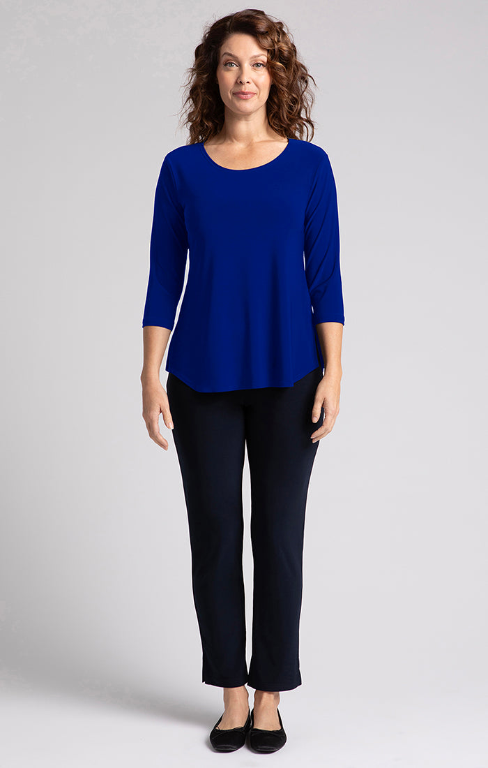 Sympli Go To Classic T Relax, 3/4 Sleeve Lapis 22110R-2