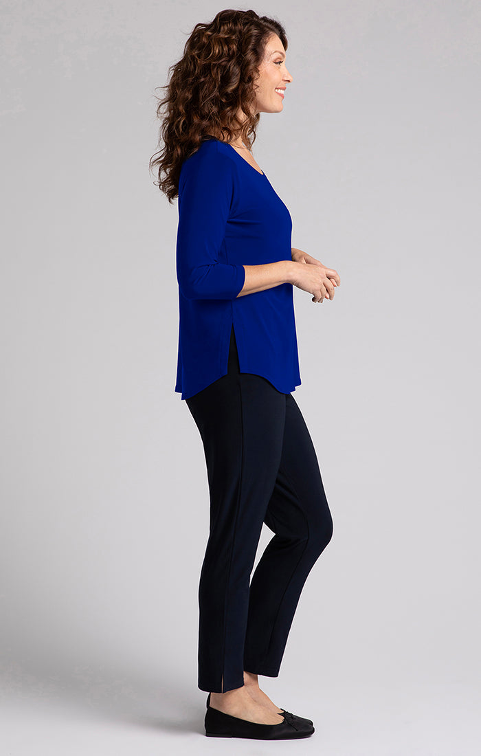 Sympli Go To Classic T Relax, 3/4 Sleeve Lapis 22110R-2