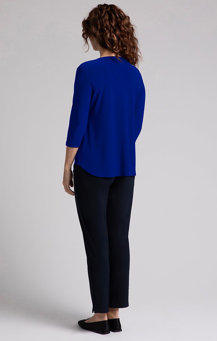 Sympli Go To Classic T Relax, 3/4 Sleeve Lapis 22110R-2