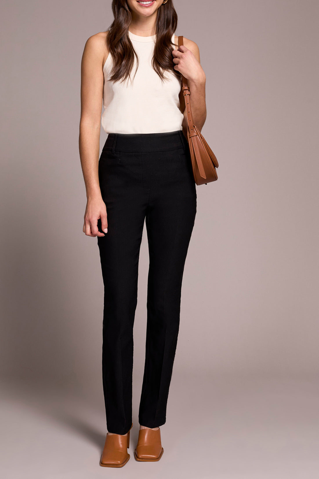 Tribal Flatten It Pull-On Pant Black 22310-7165-0002