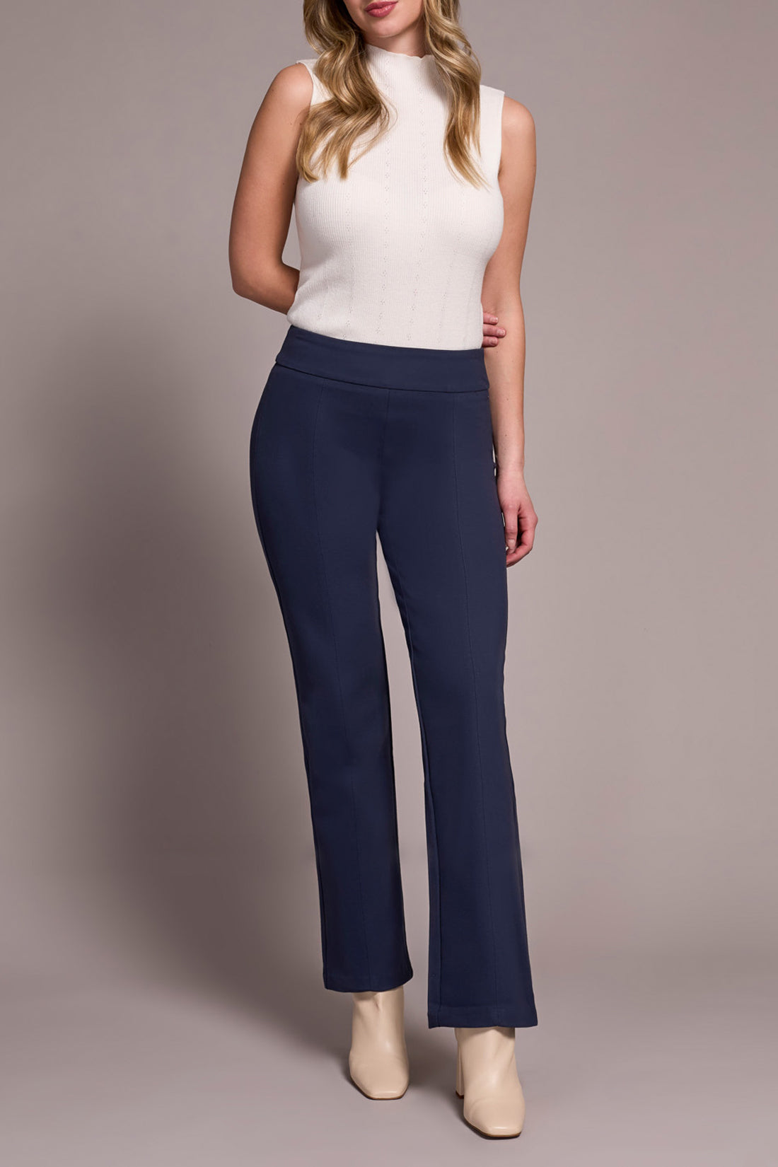Tribal Pull-On Pant w/ Pin Tucks Sapphire 22430-7026-0805