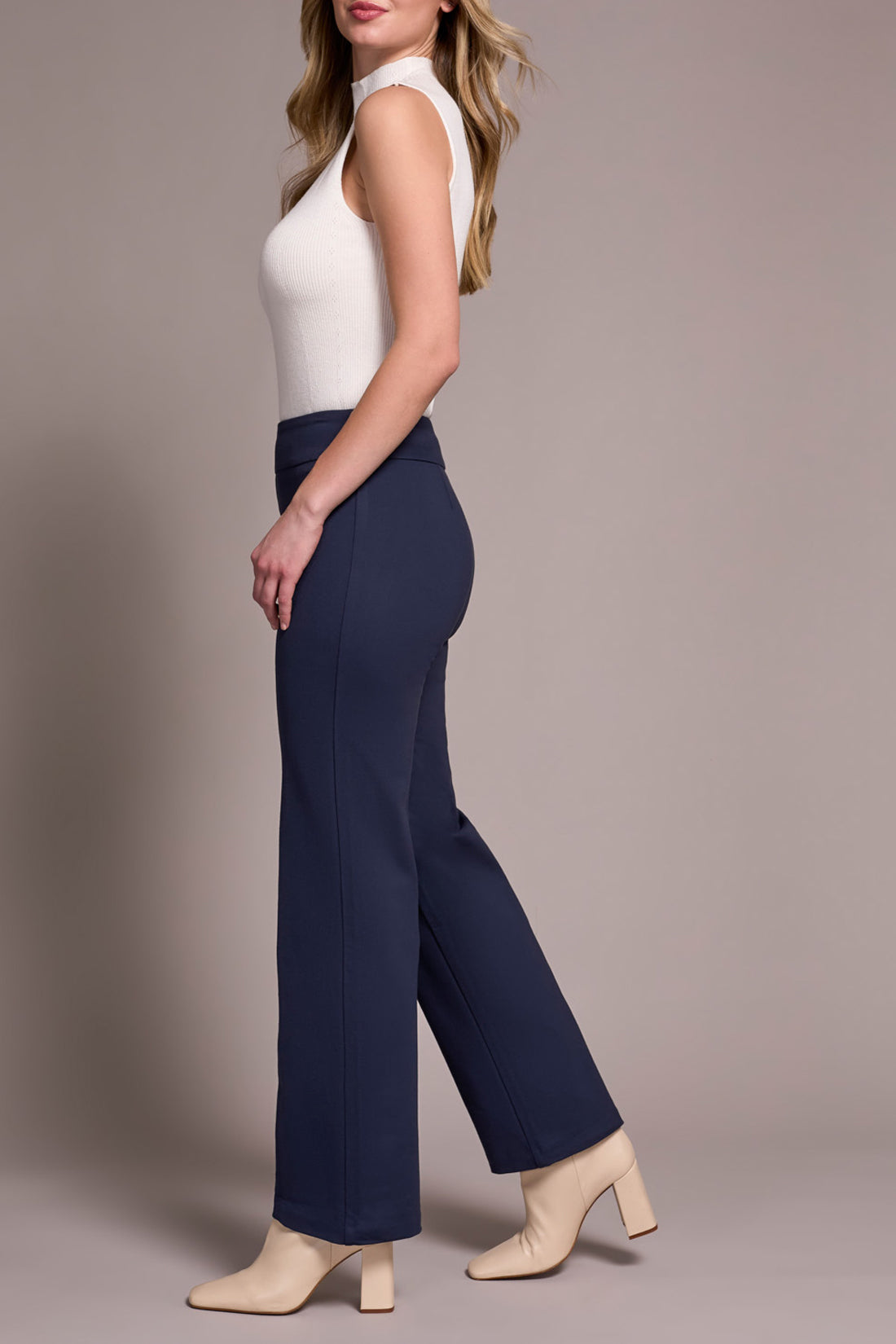 Tribal Pull-On Pant w/ Pin Tucks Sapphire 22430-7026-0805