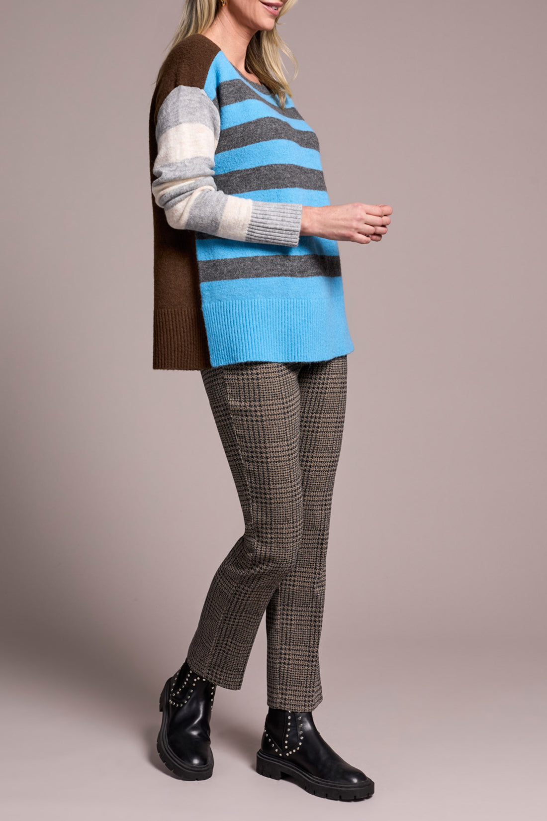 Tribal L/S Boat Neck Sweater Celestial 22500-8029-2275