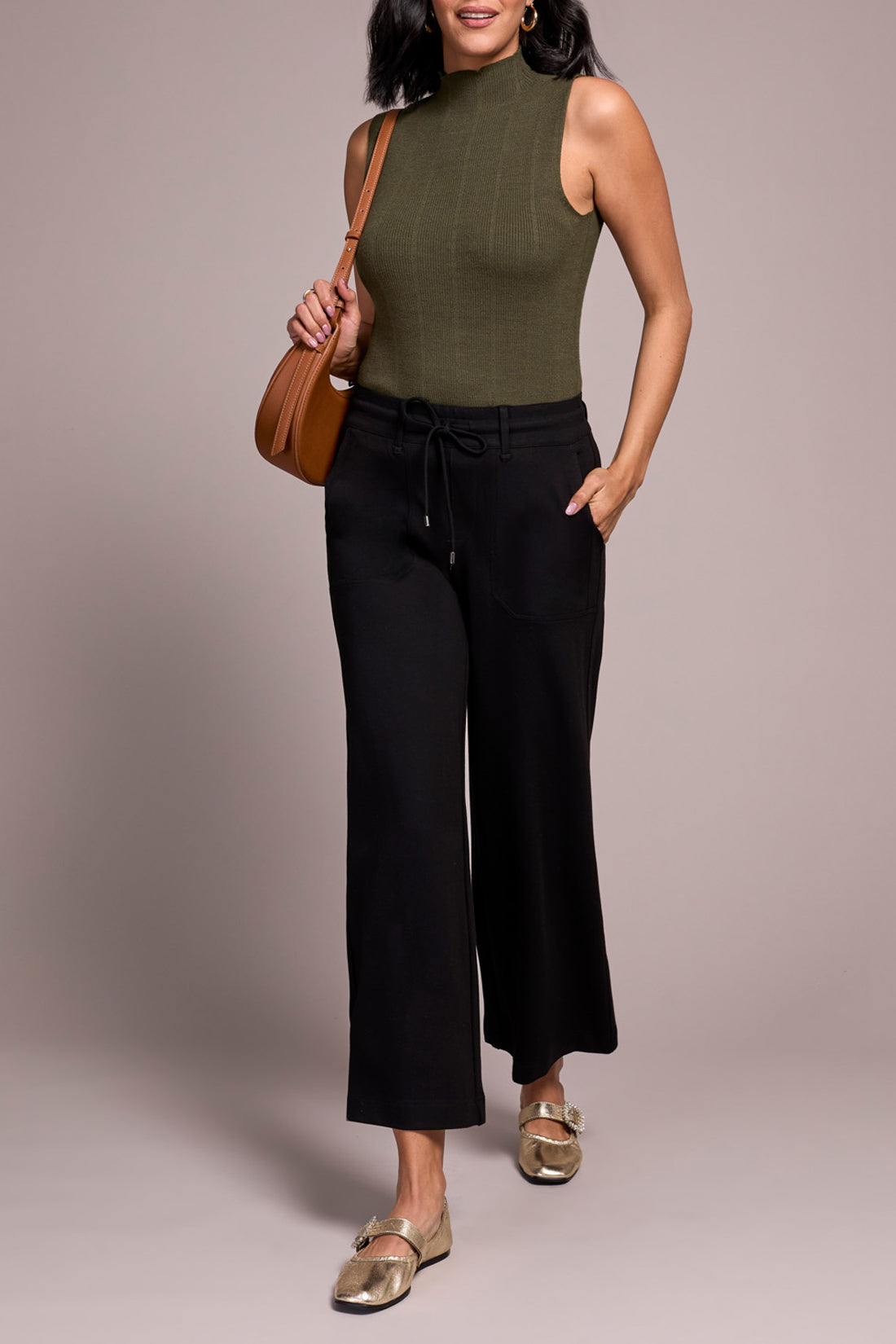 Tribal Pull-On Pant w/ Pockets & Drawcord Black 22610-8086-0002