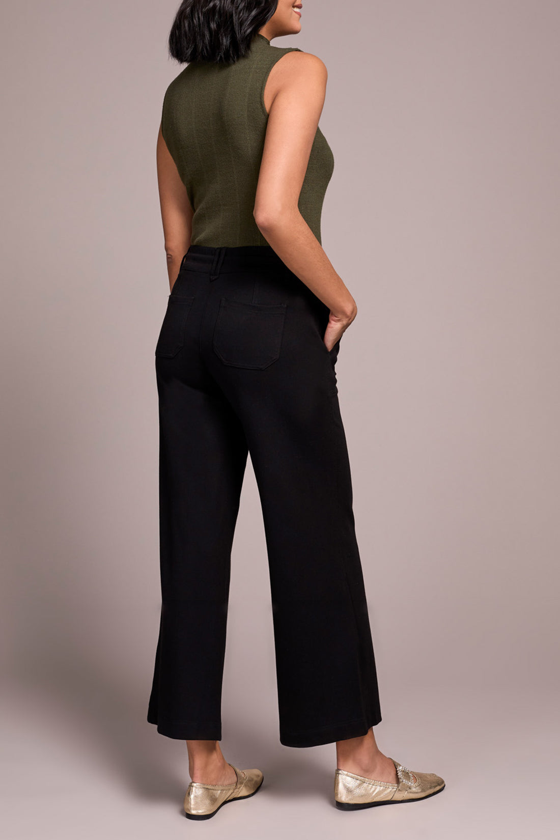 Tribal Pull-On Pant w/ Pockets & Drawcord Black 22610-8086-0002