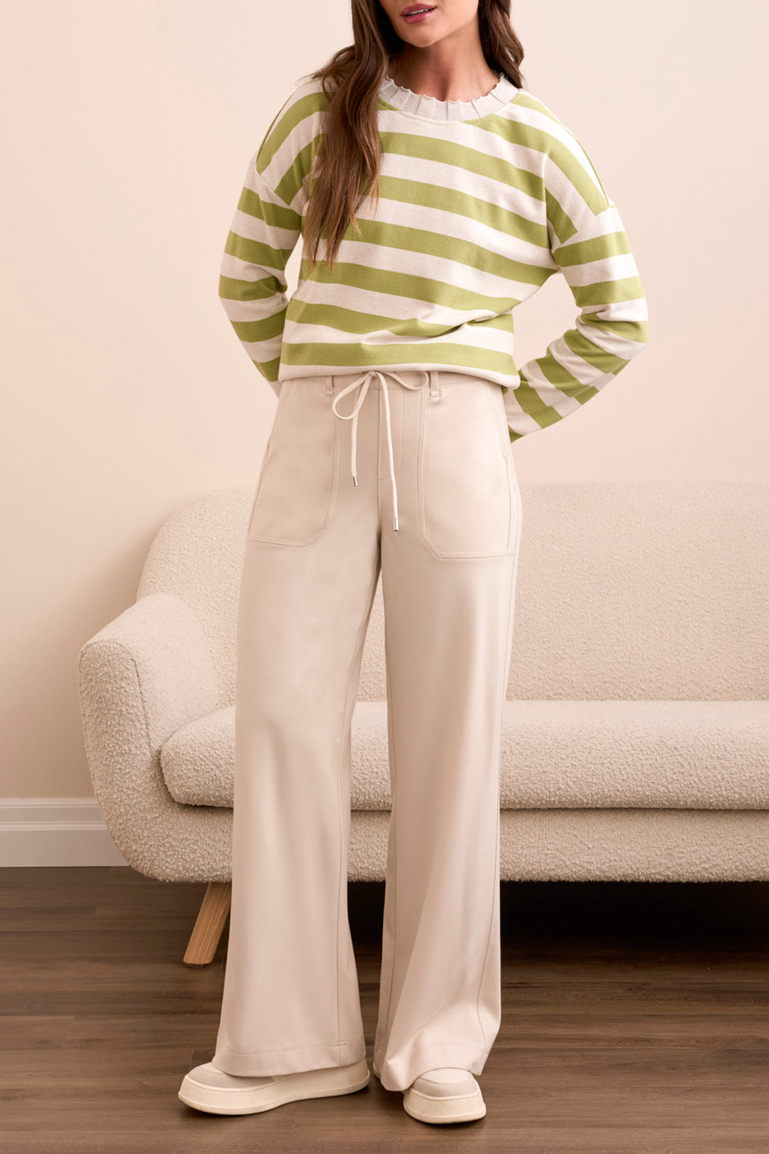 Tribal Pull-On Pant w/ Pockets & Drawcord Moonstone 22610-8086-3111