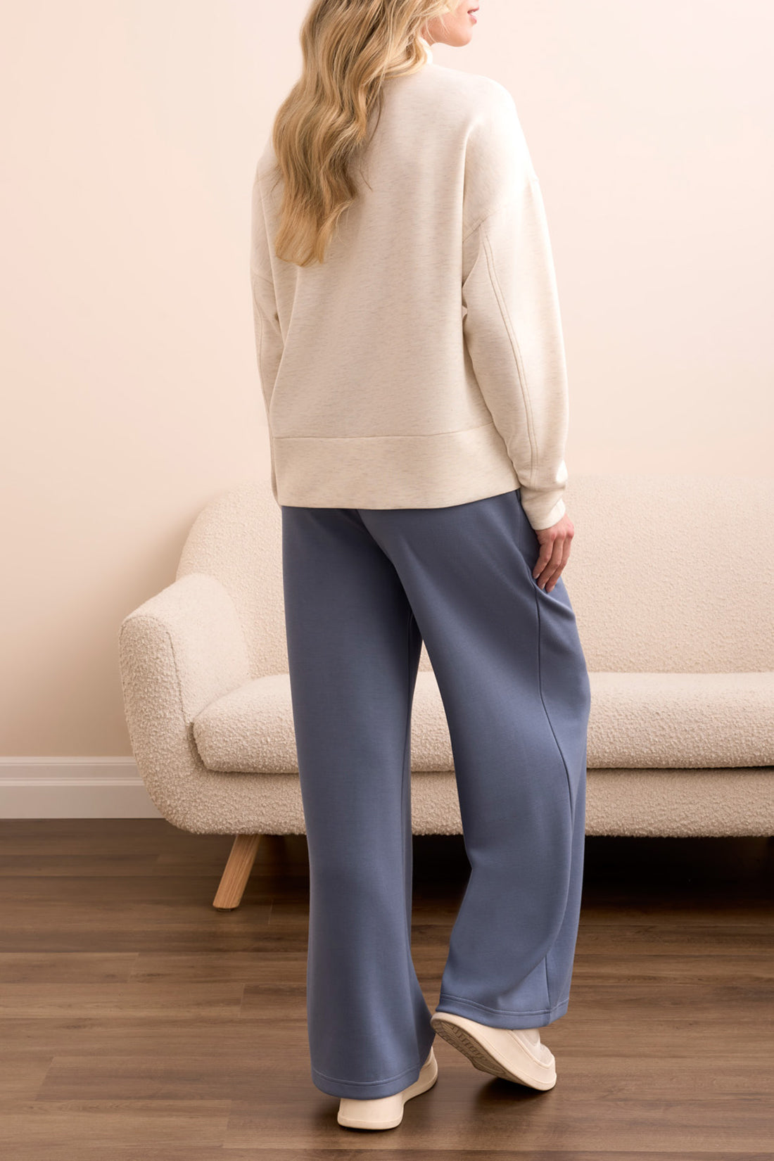 Tribal L/S Funnel Neck Top FrostGrey 22750-3390-3131