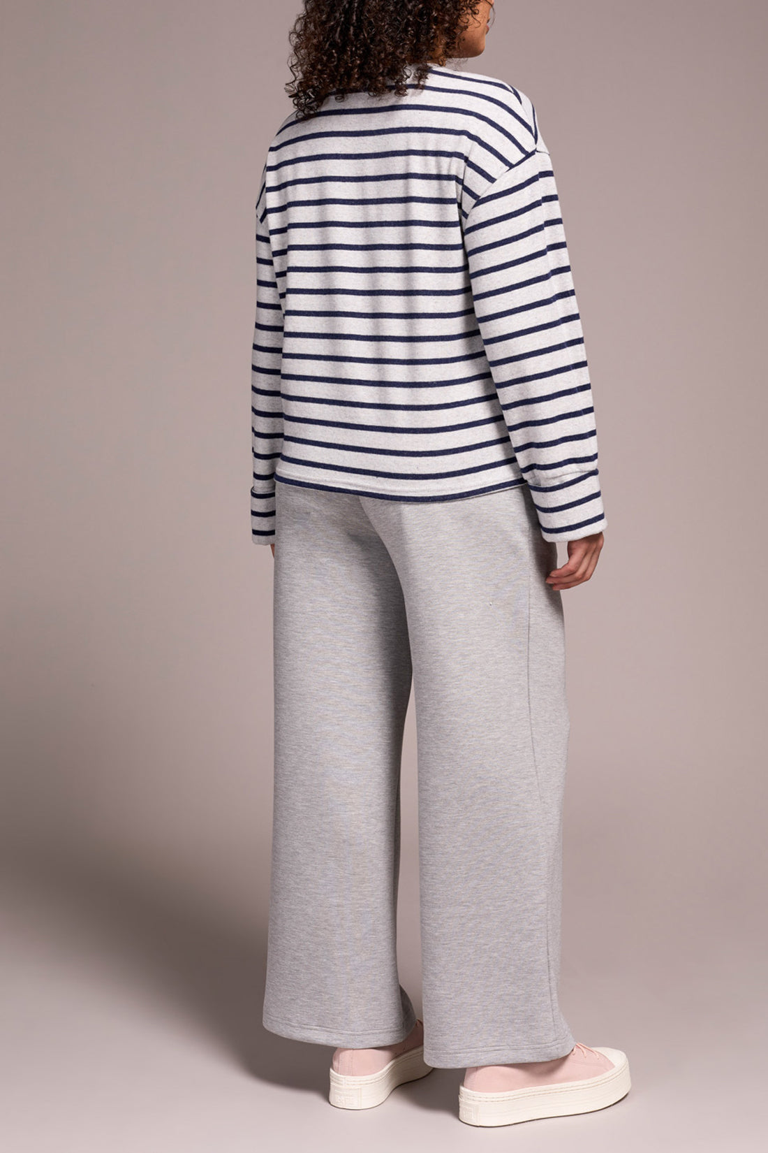 Tribal L/S Crew Neck Top w/Cuff Sapphire 23430-8340-0805