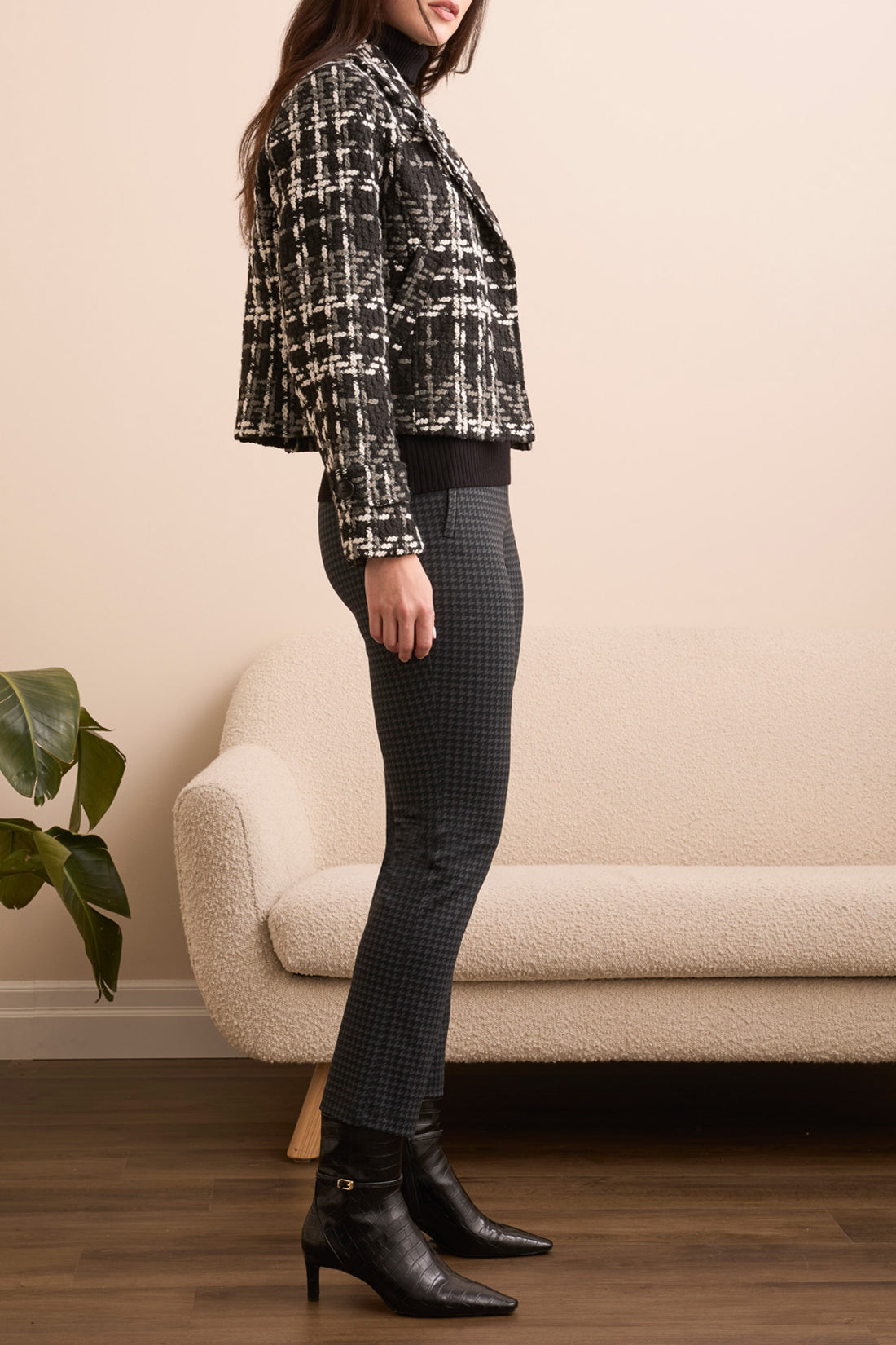 Tribal L/S Lined Blazer w/Pockets Black 24070-8295-0002