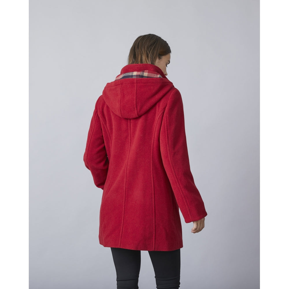 Junge Sophie Duffel Coat Scarlet 2414