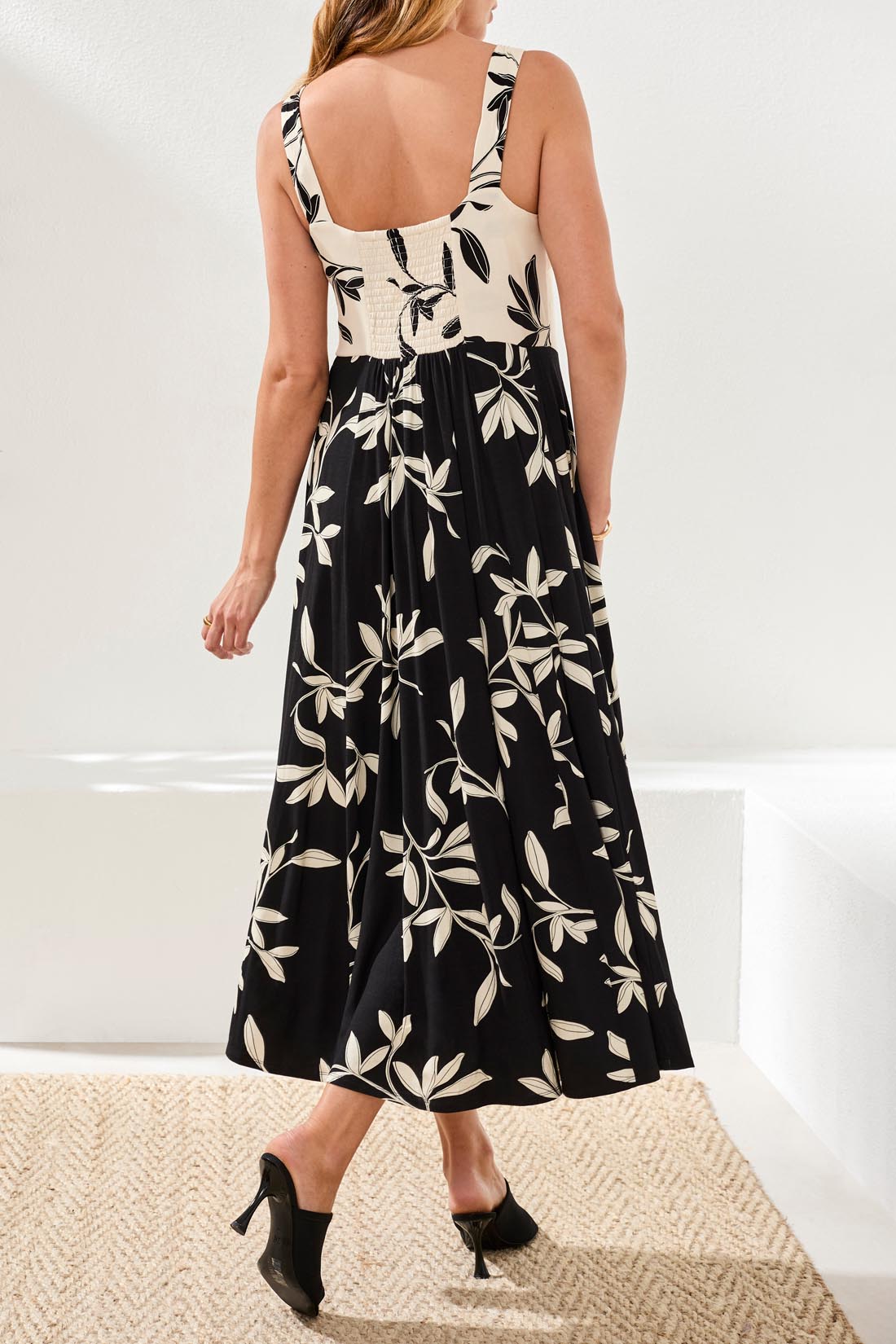 Tribal Sleeveless Combo Dress Canvas 24360-3457-1821