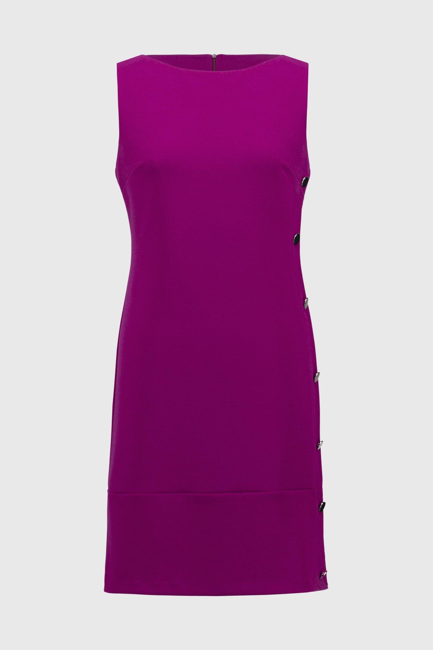 Joseph Ribkoff Scuba Crepe Sleeveless Shift Dress Purple Orchid 251268