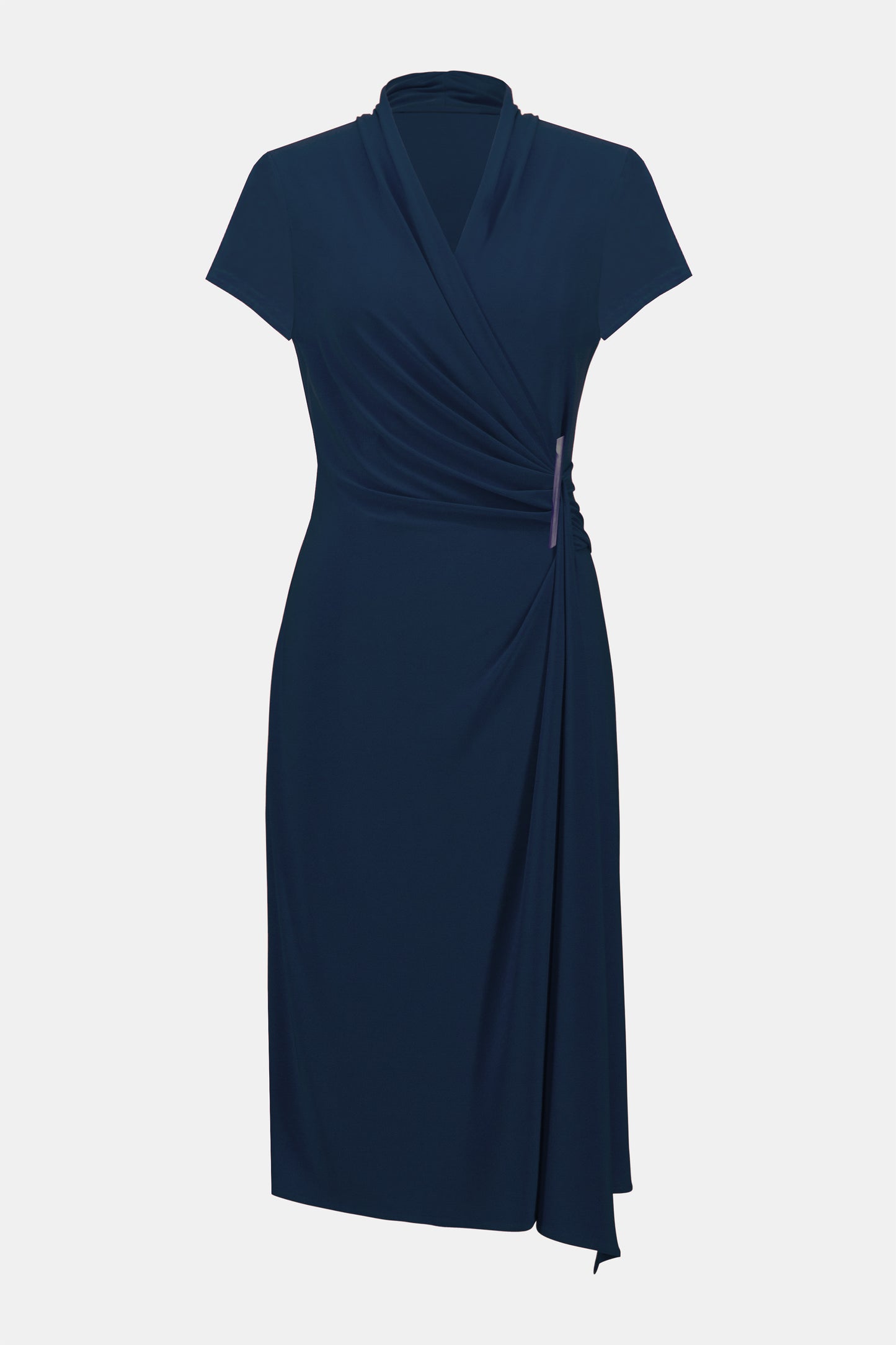 Joseph Ribkoff Cap Sleeve Wrap Dress Midnight Blue 251278X