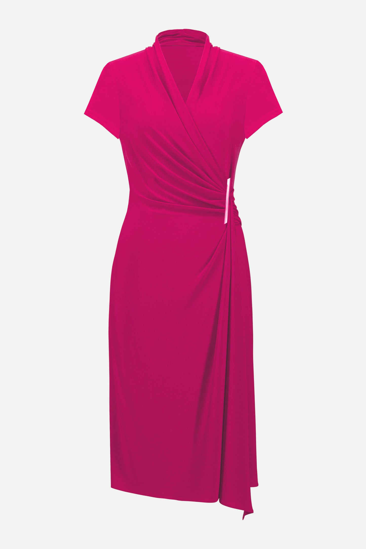 Joseph Ribkoff Cap Sleeve Wrap Dress Geranium 251278X