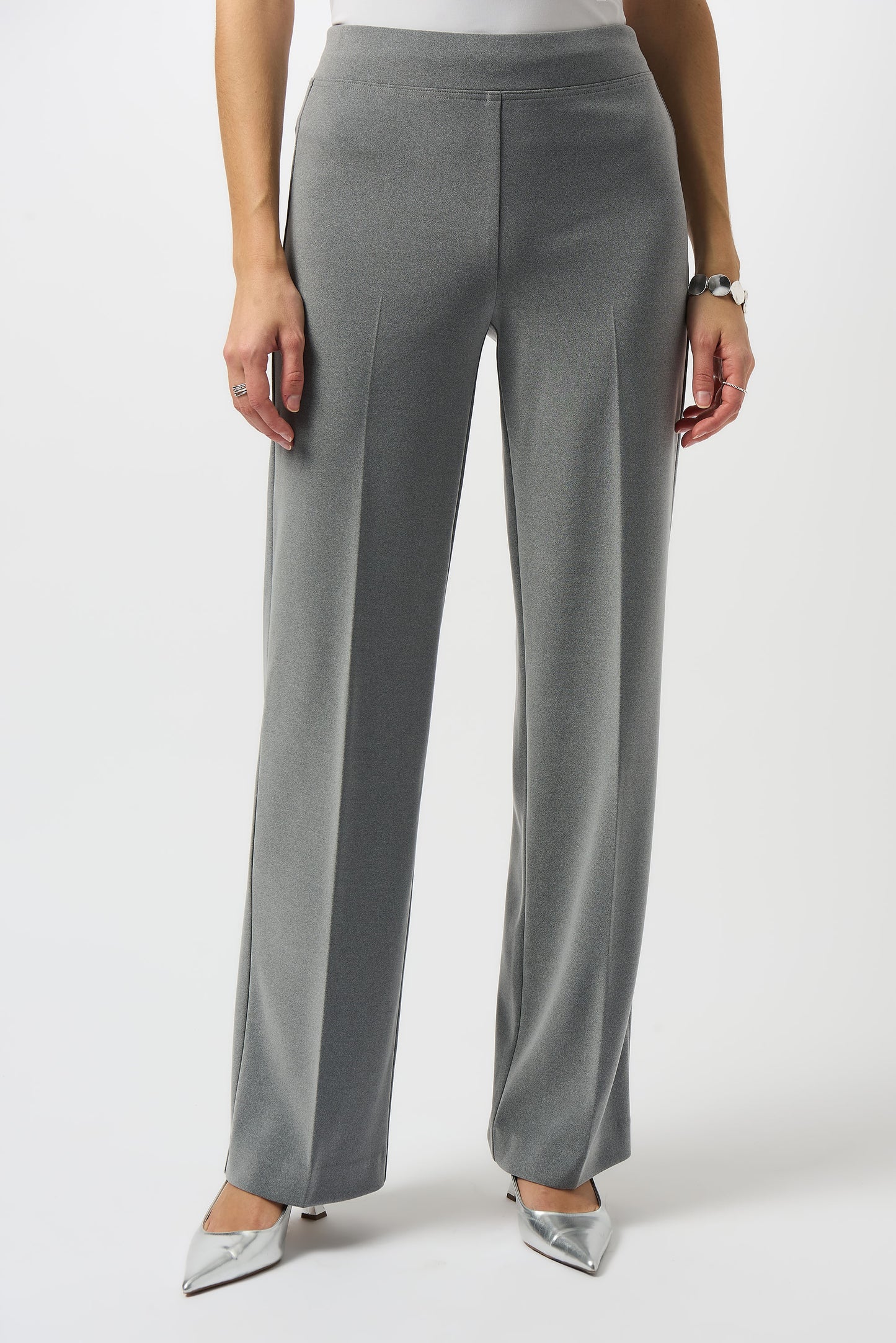 Joseph Ribkoff Wide Leg Pants Grey Melange 253303