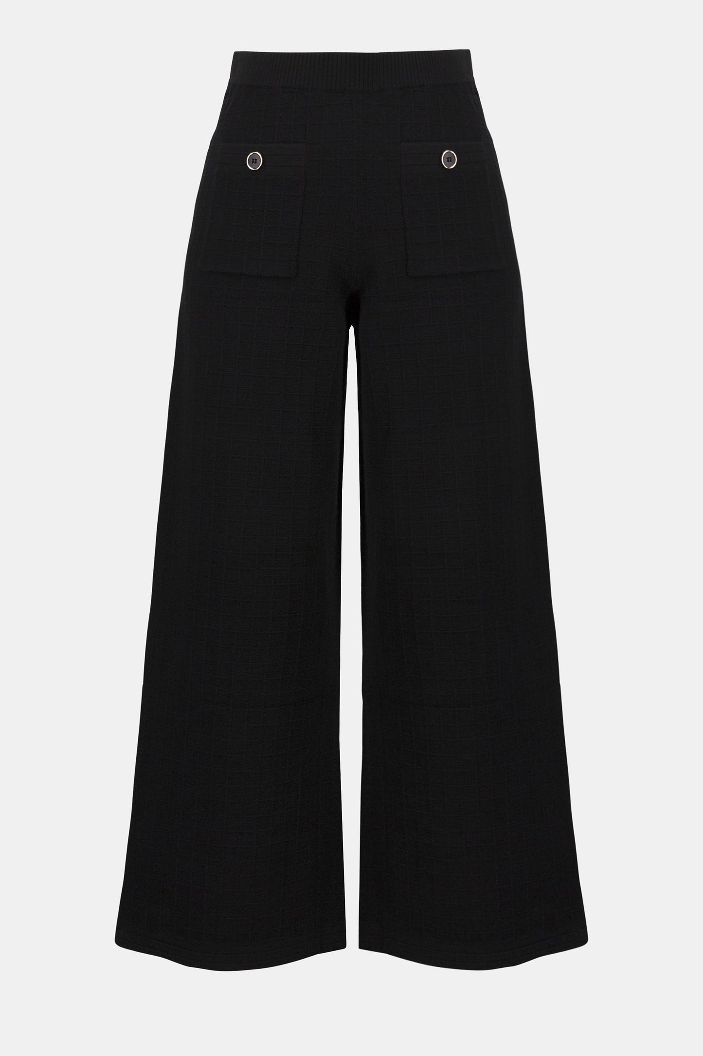 Joseph Ribkoff Sweater Knit Straight Leg Pants Black 253984