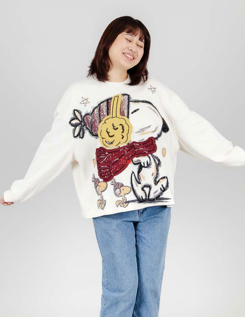 Funsport Snoopy Sweatshirt Winter Walk 262C105