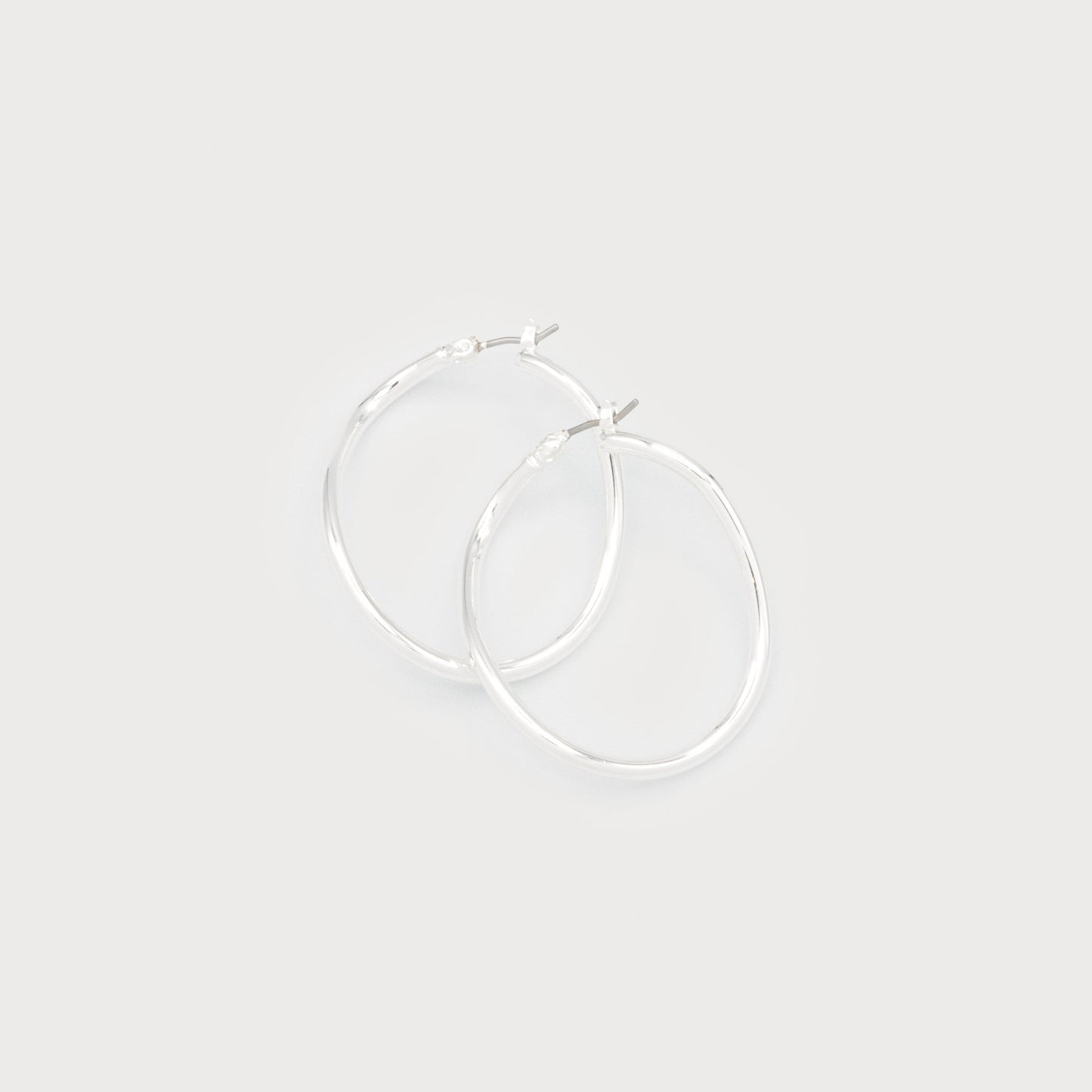 Caracol Irregular Hoops 2689-SLV