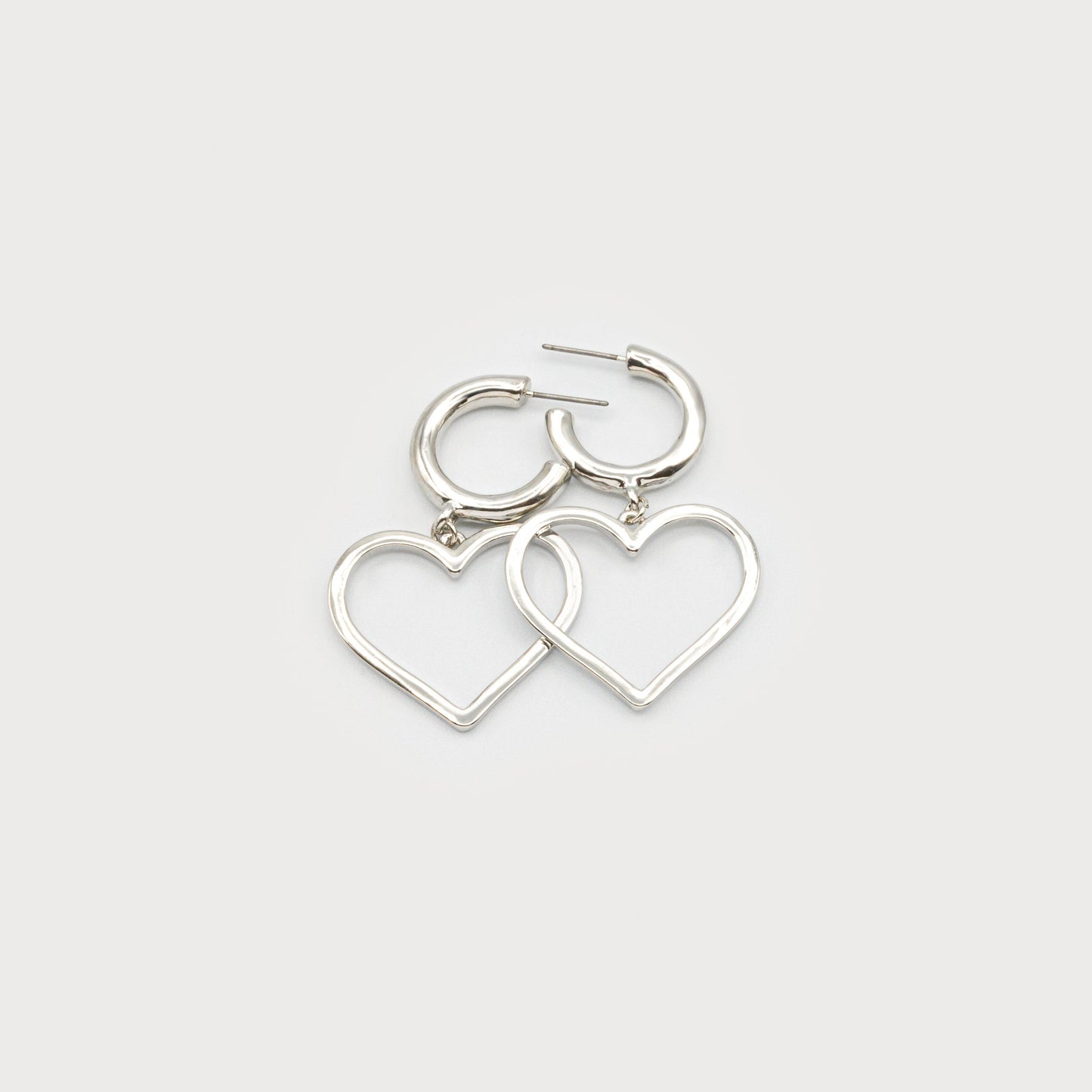 Caracol Hearts on Hoops 2707-SLV