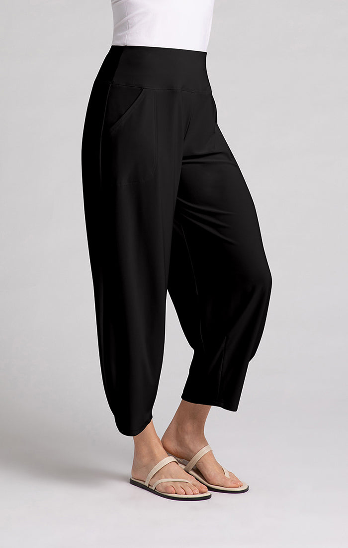 Sympli Narrow Lantern Pant Black 27237