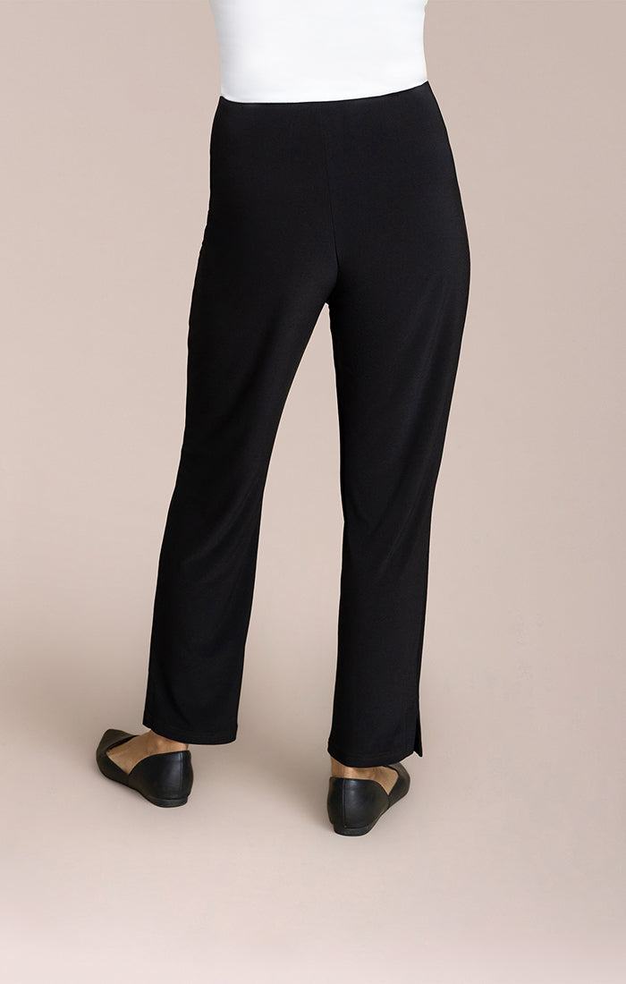 Sympli Narrow Midi Pant Black 2748M-Lighter Jersey