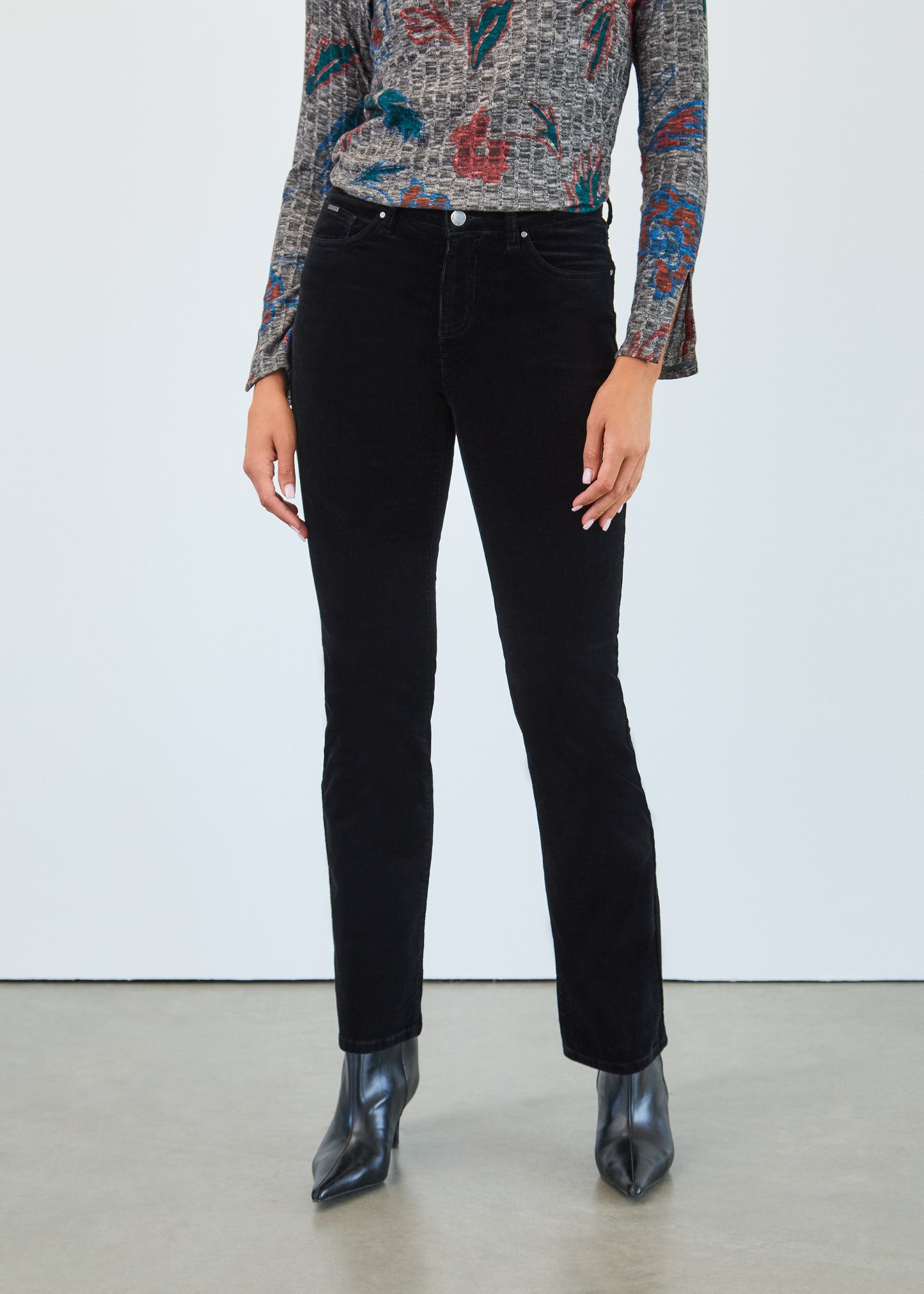 FDJ Olivia Bootleg Corduroy Pant Black 2812491