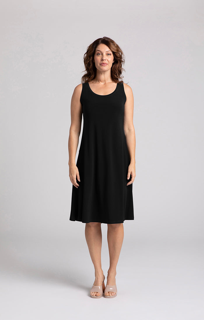 Sympli Nu Tank Dress Short Black 28176
