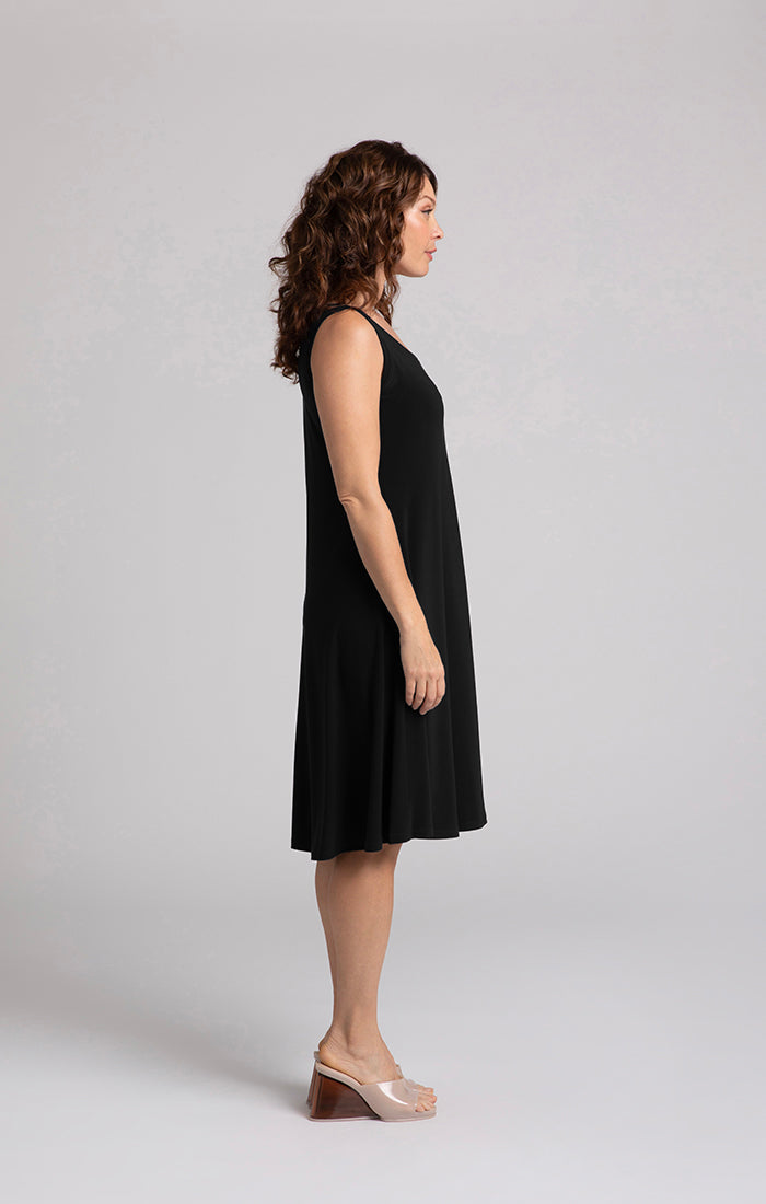 Sympli Nu Tank Dress Short Black 28176