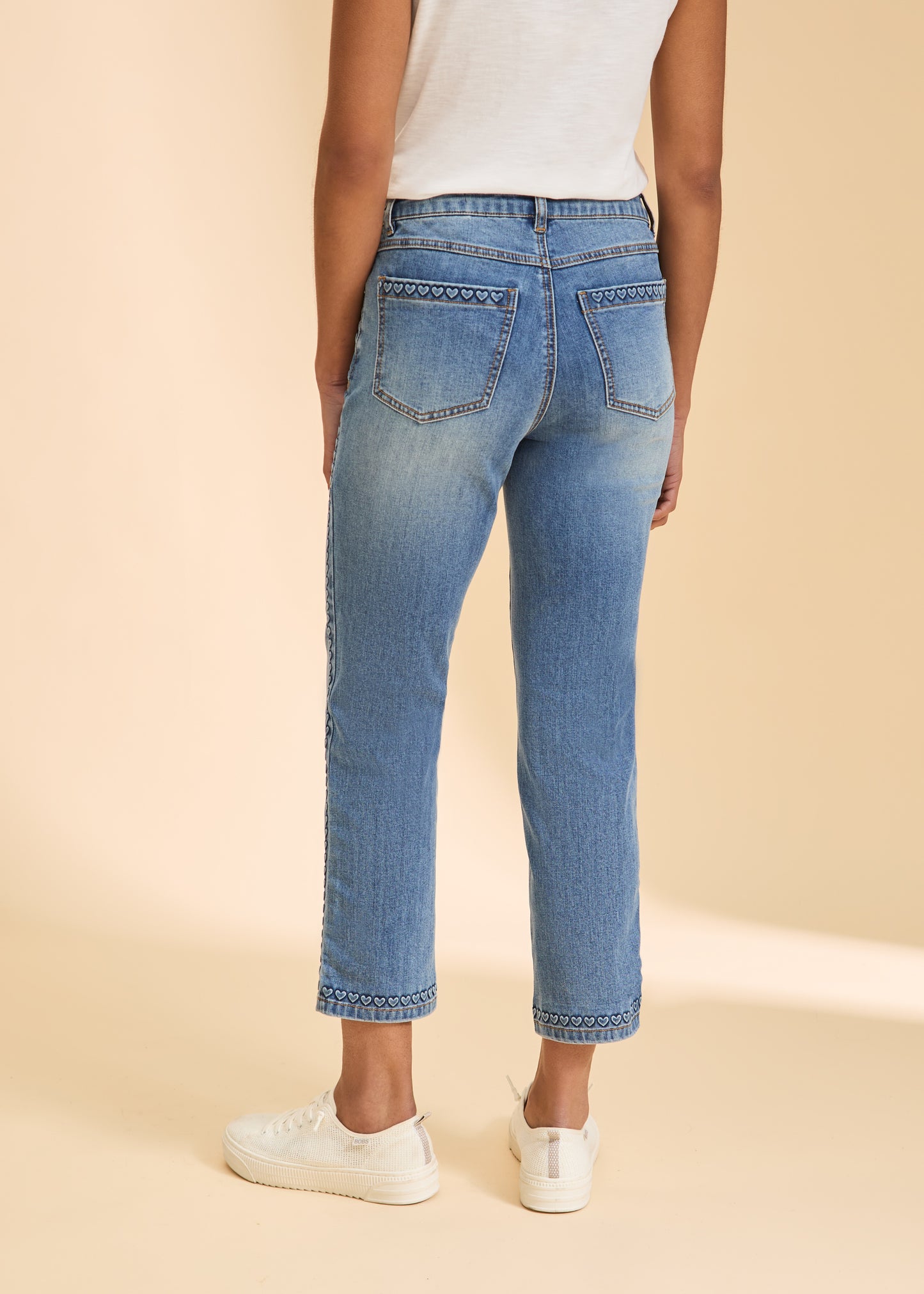 FDJ Olivia Straight Crop Denim Medium Wash 2922779