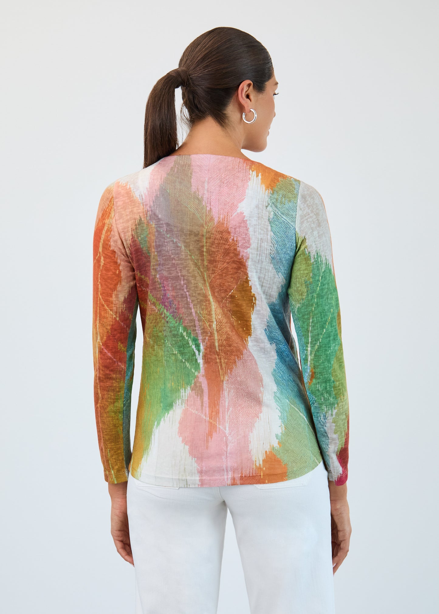 FDJ Long Sleeve Notch Neck Top Light Mara 3089451