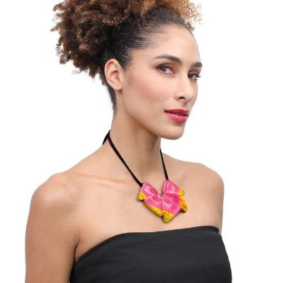 Zsiska Prim Flora 5-Bead Necklace Pink 3200102FPINQ05