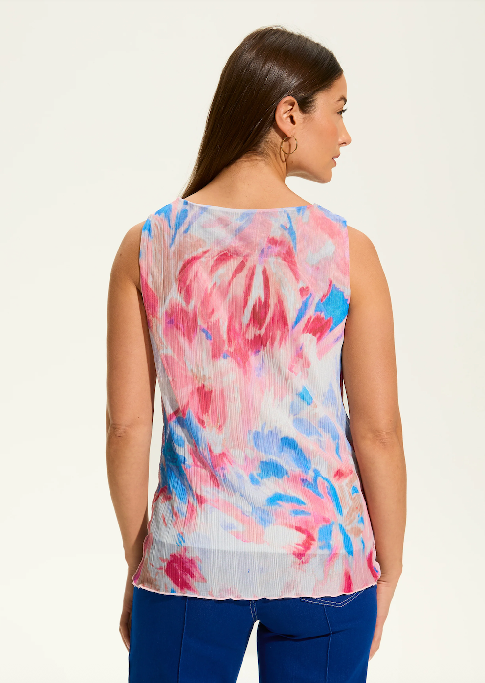 FDJ Crinkle Pleated Mesh Top Patrizia 3353814