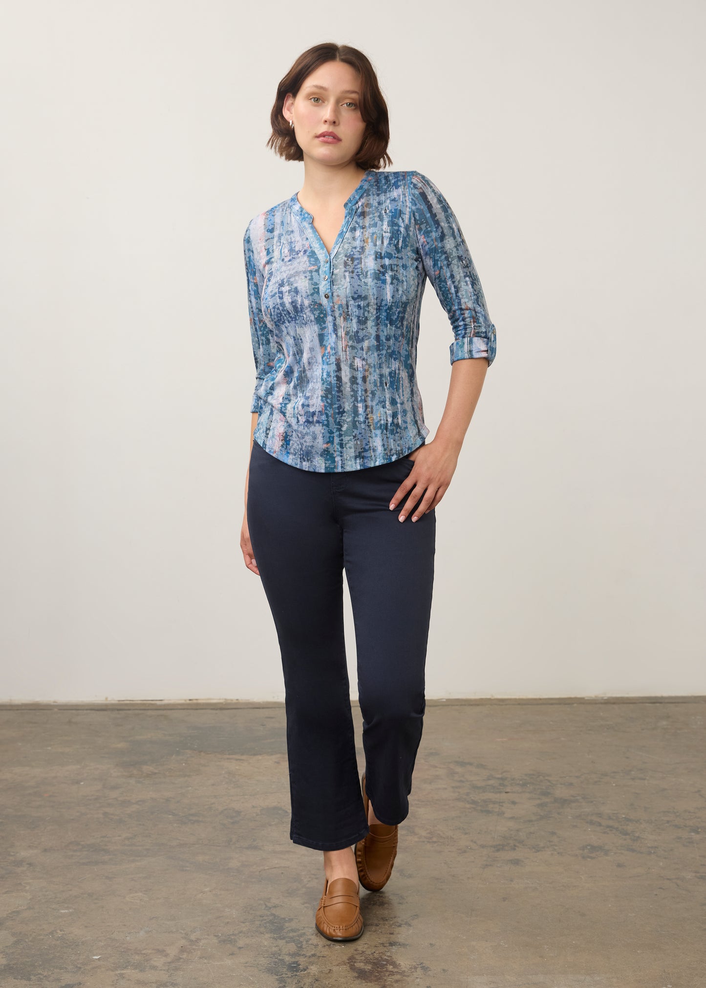 FDJ Henley Top Gravity Indigo 3387844