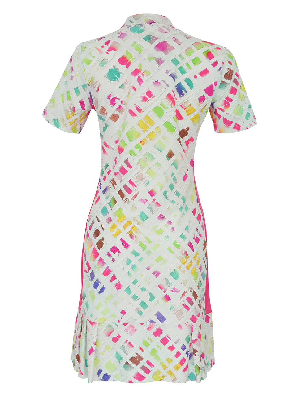 Dolcezza Golf Wear S/S Dress Urbain Texture Cyan 35436