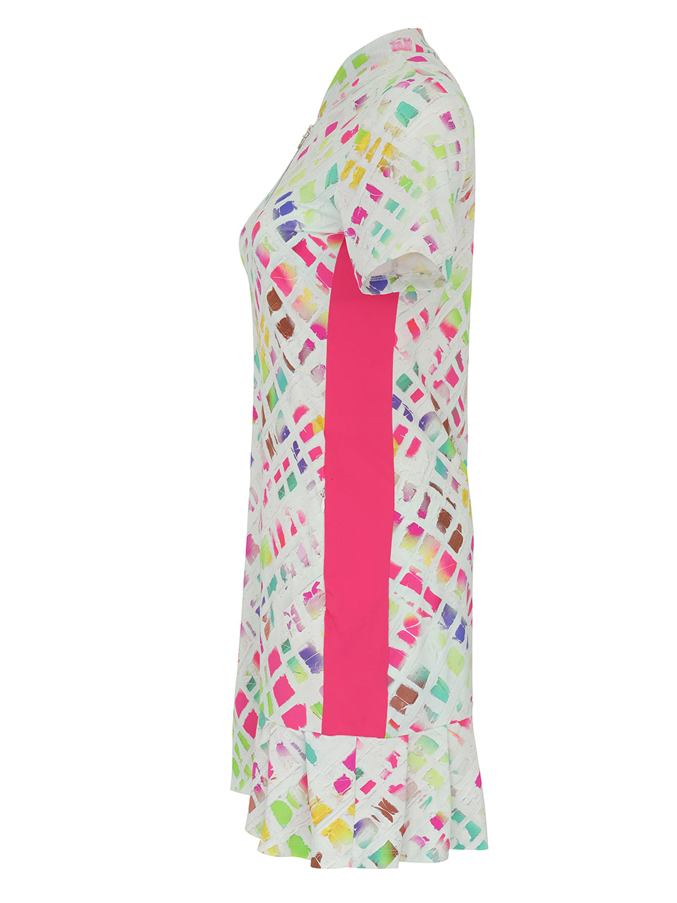 Dolcezza Golf Wear S/S Dress Urbain Texture Cyan 35436
