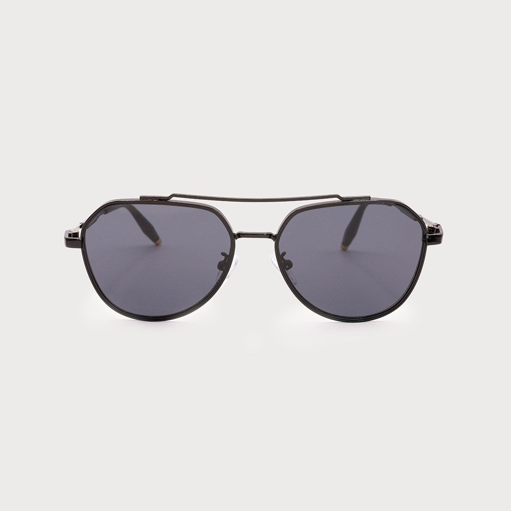 Caracol Aviator Sunglasses 100% UV Protection Black 5066-BLK