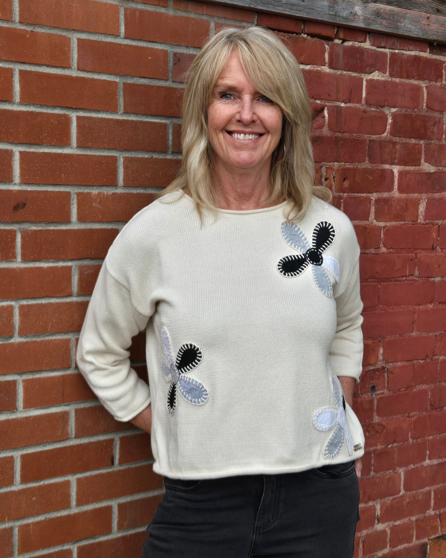 Shannon Passero Mira Pullover Cream 5527
