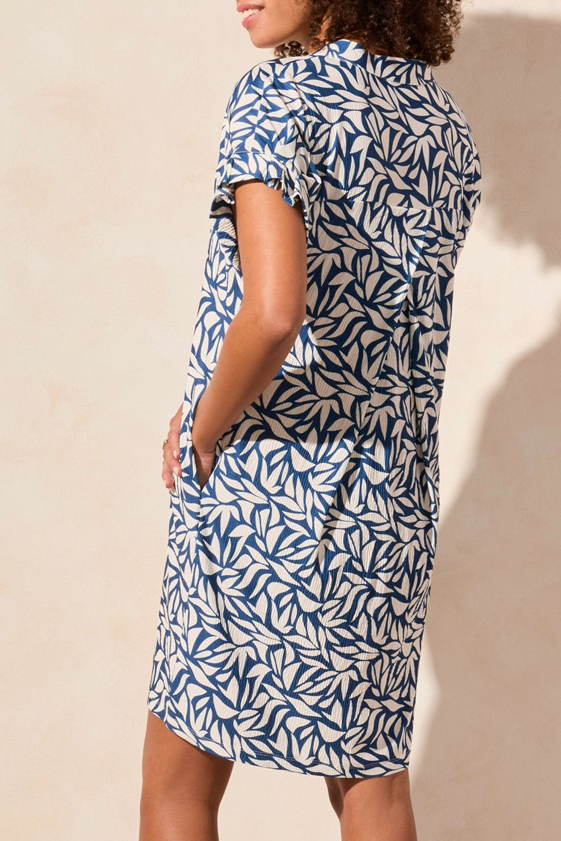 Tribal Knit Dress w/Sleeve Detail Blueleaf 57810-5251-2655
