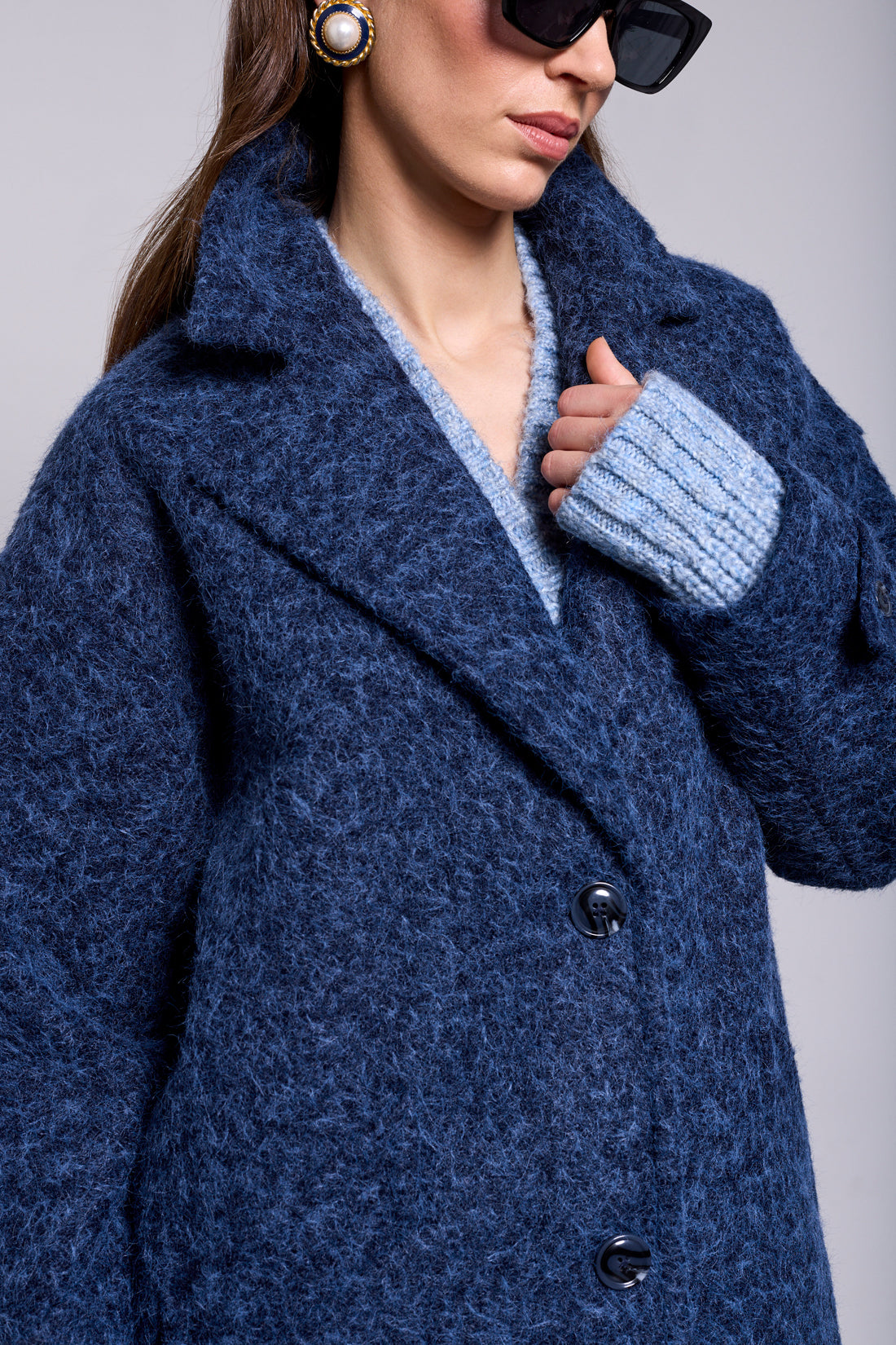 Tribal Lined Cocoon Coat After Midnight 62450-5633-2077