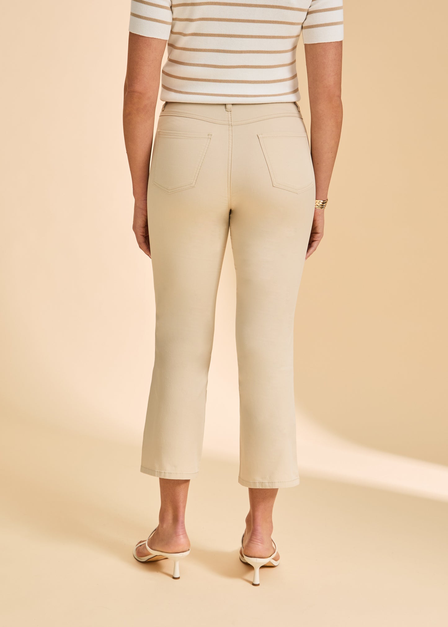 FDJ Suzanne Boot Crop Pants Sand 6964924