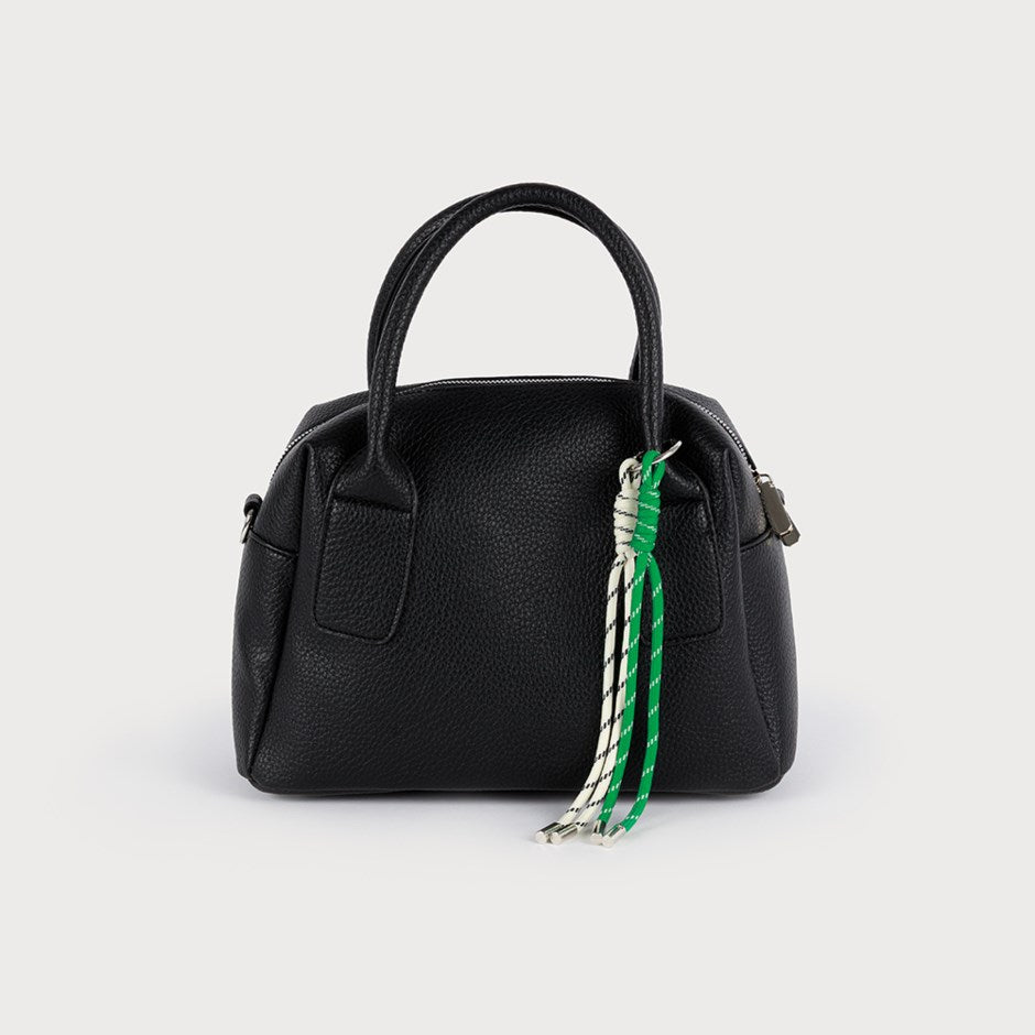 Caracol Bowling Bag w/Nautical Cord Black 7187-BLK